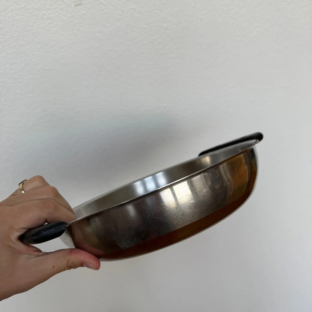 Revere Ware Vintage Copper Bottom 10-inch Micro-fryer